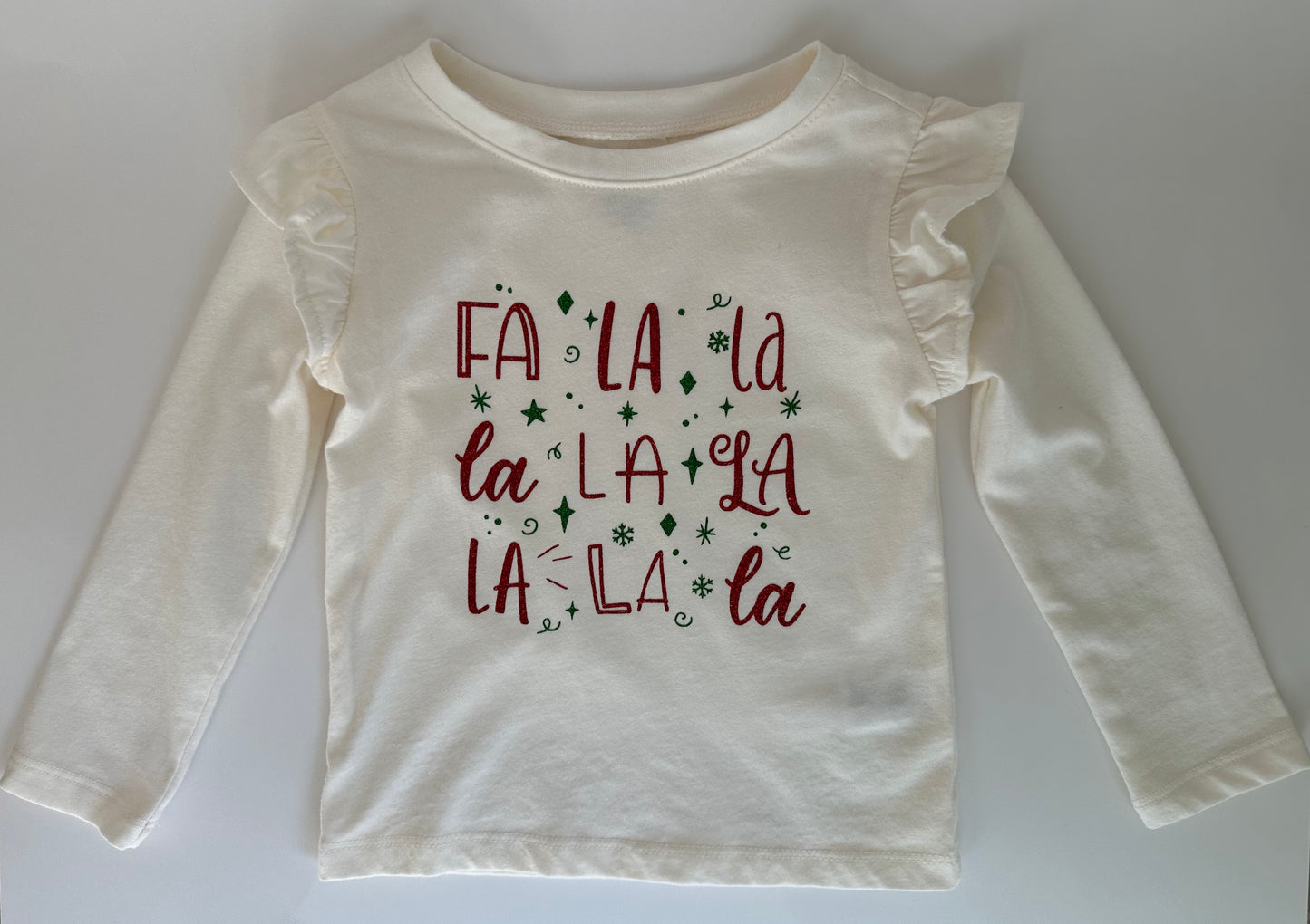 Fa La La La La Kids Long Sleeve T Shirt