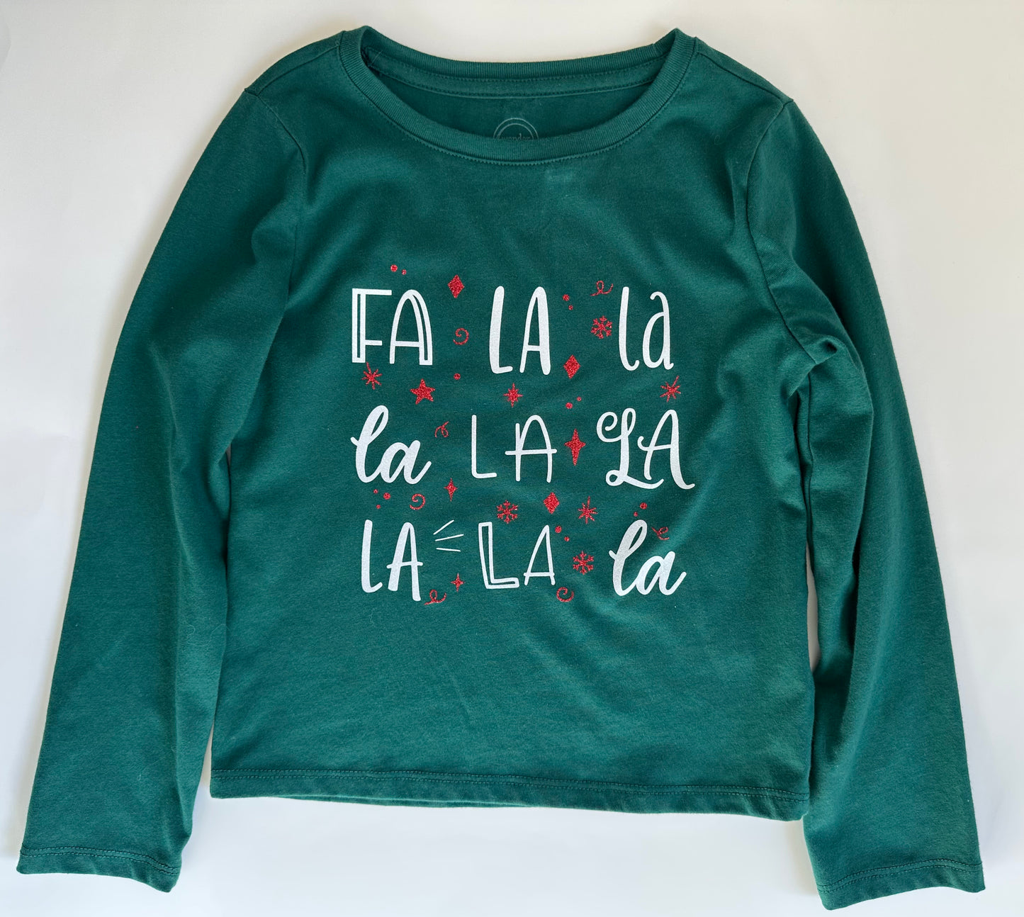 Fa La La La La Kids Long Sleeve T Shirt