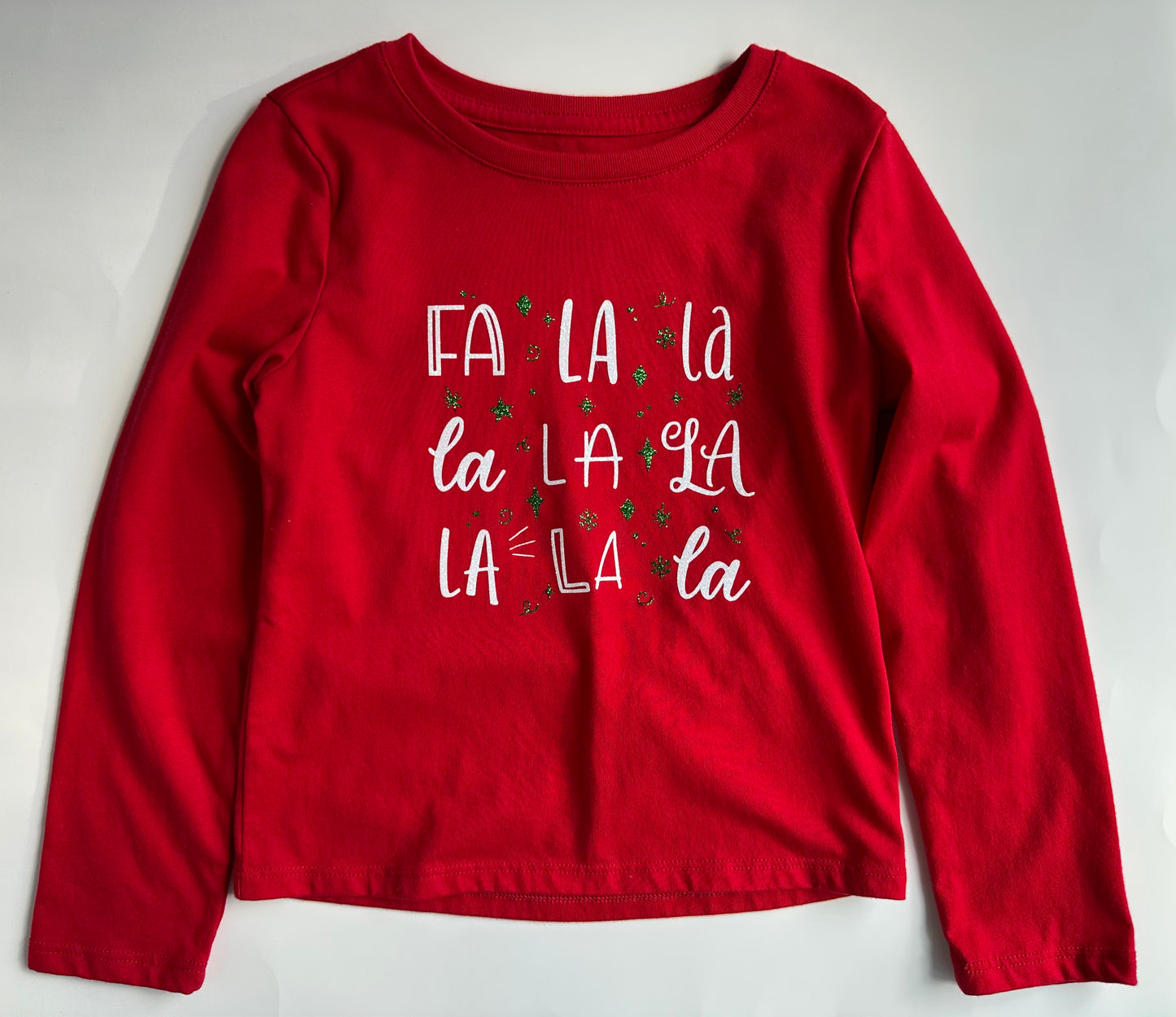 Fa La La La La Kids Long Sleeve T Shirt